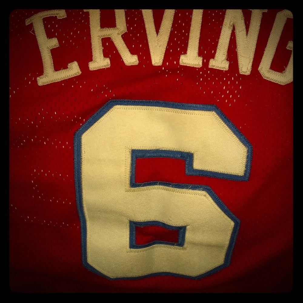 Dr J  Sixer jersey. Throw Back